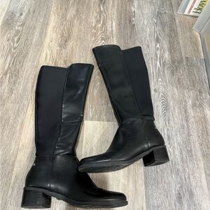 Kohl's Black Heeled Knee-High Boots